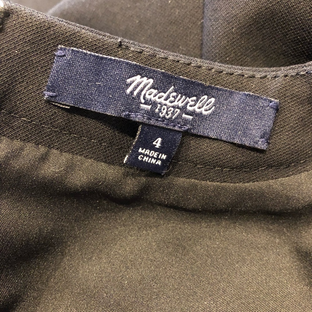 Madewell Black Anywhere Style office dress size 4 - Picture 4 of 5